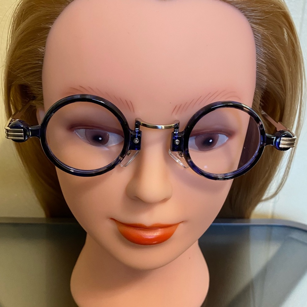 Blue & Silver Professor Potter Circle Frames